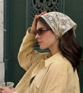 Bandana dentelle fashion